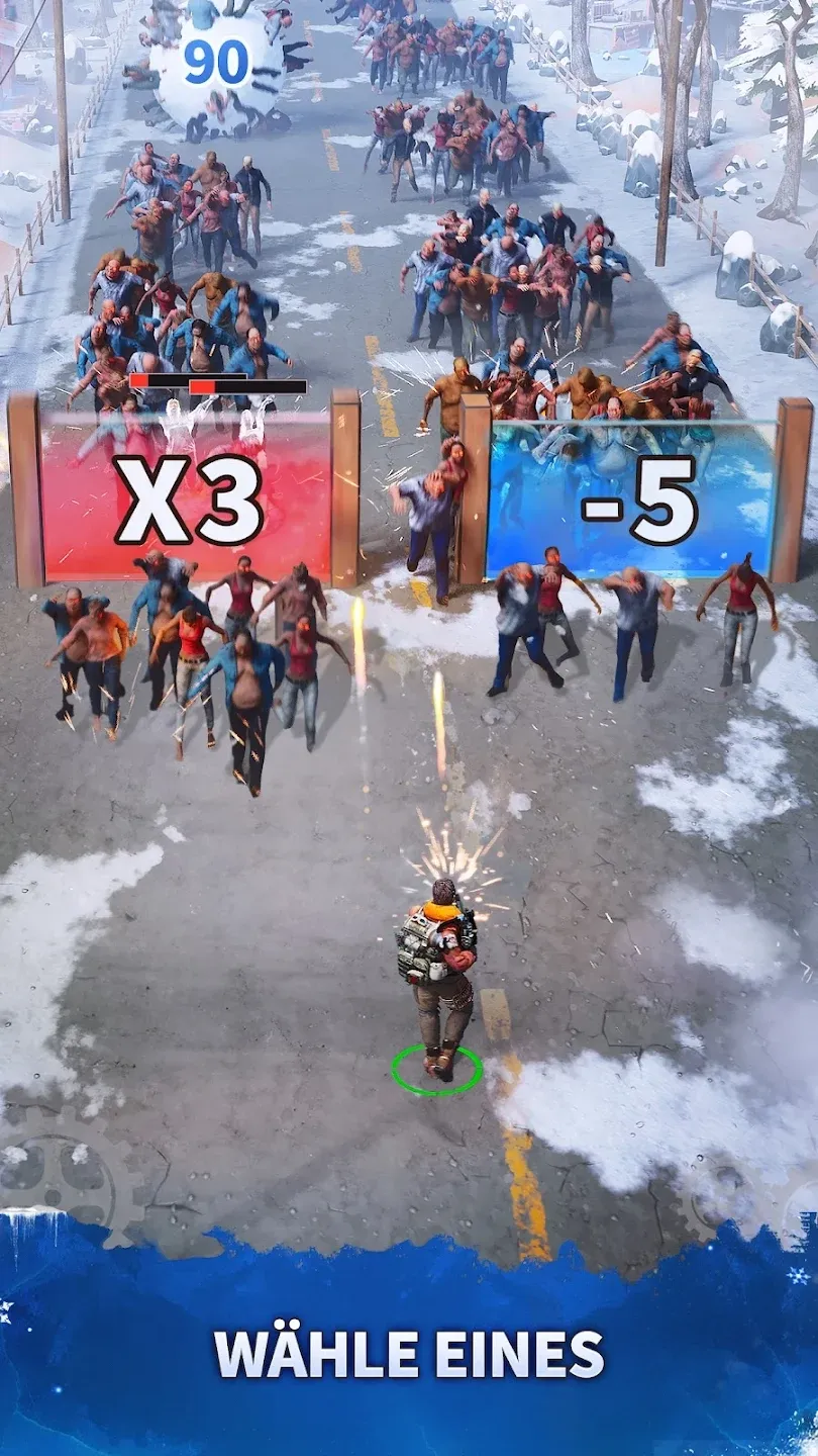 Spēles Frozen War: Bezgalīgs Sals galvenā aina